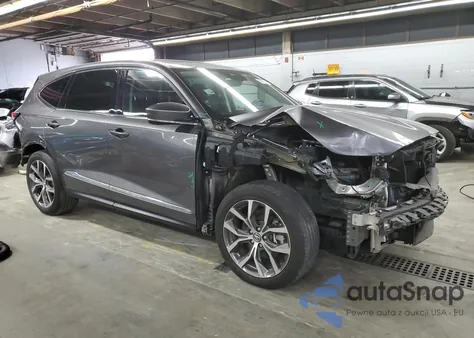 2022 Acura Mdx Technology z USA, uszkodzony, nr VIN 5J8YE1H45NL024268